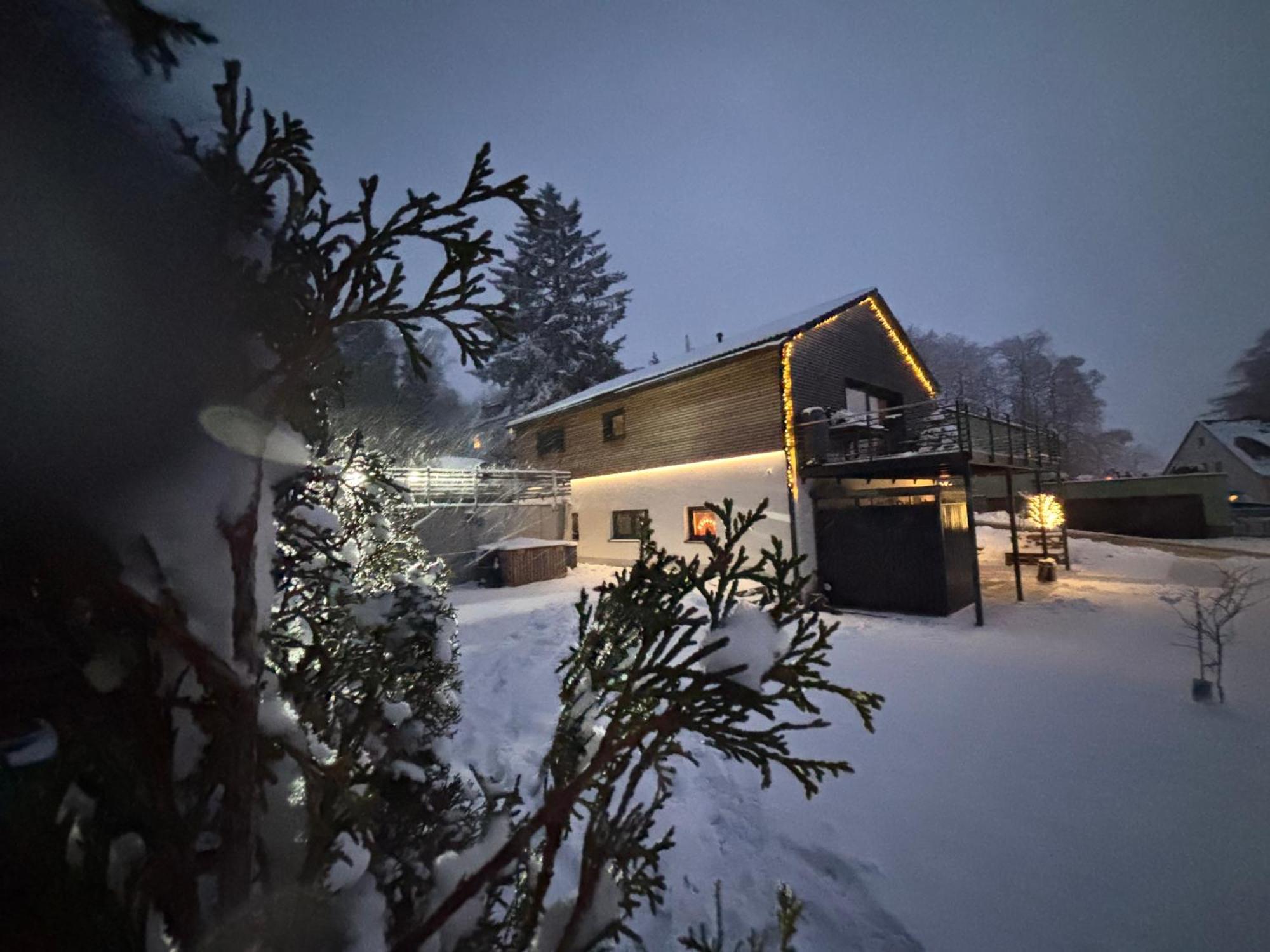 Ferienwohnung Im Chalet Scheibenberg Exterior foto